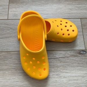 Yellow crocs